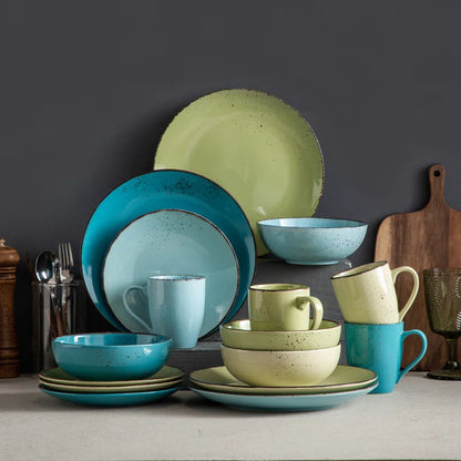 Aagman Dinnerware Set for Four Persons
