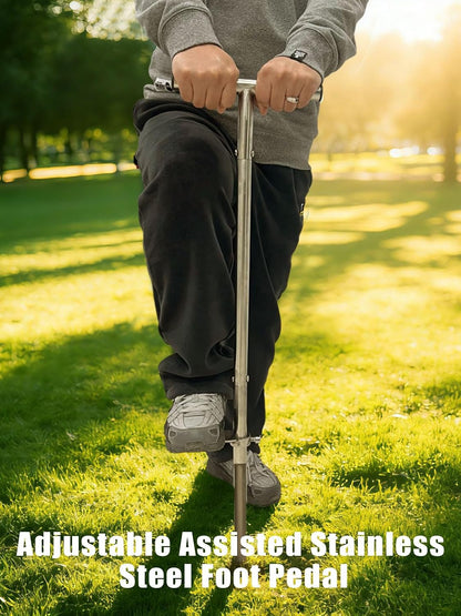36-Inch Stainless Steel Soil Probe for Garden Sampling and Testing