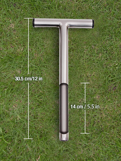 12-Inch Stainless Steel Soil Probe for Gardening Sampling and Testing
