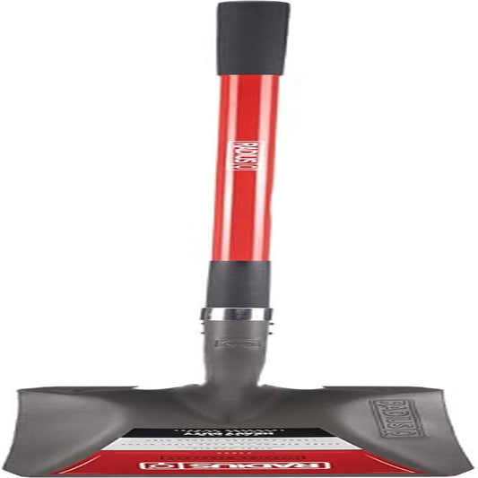 Radius Premium Heavy-Duty Steel Square Point Shovel with 58-Inch Ergonomic Handle
