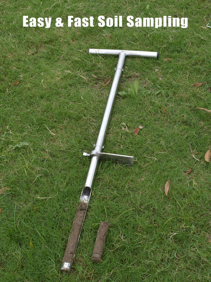 36-Inch Stainless Steel Soil Probe for Garden Sampling and Testing