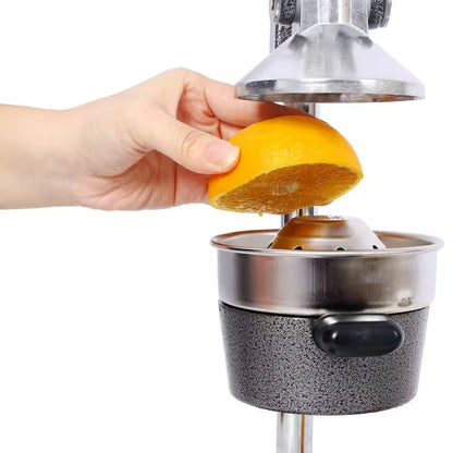 Gray Cast Iron Citrus Juicer, Manual Hand Press