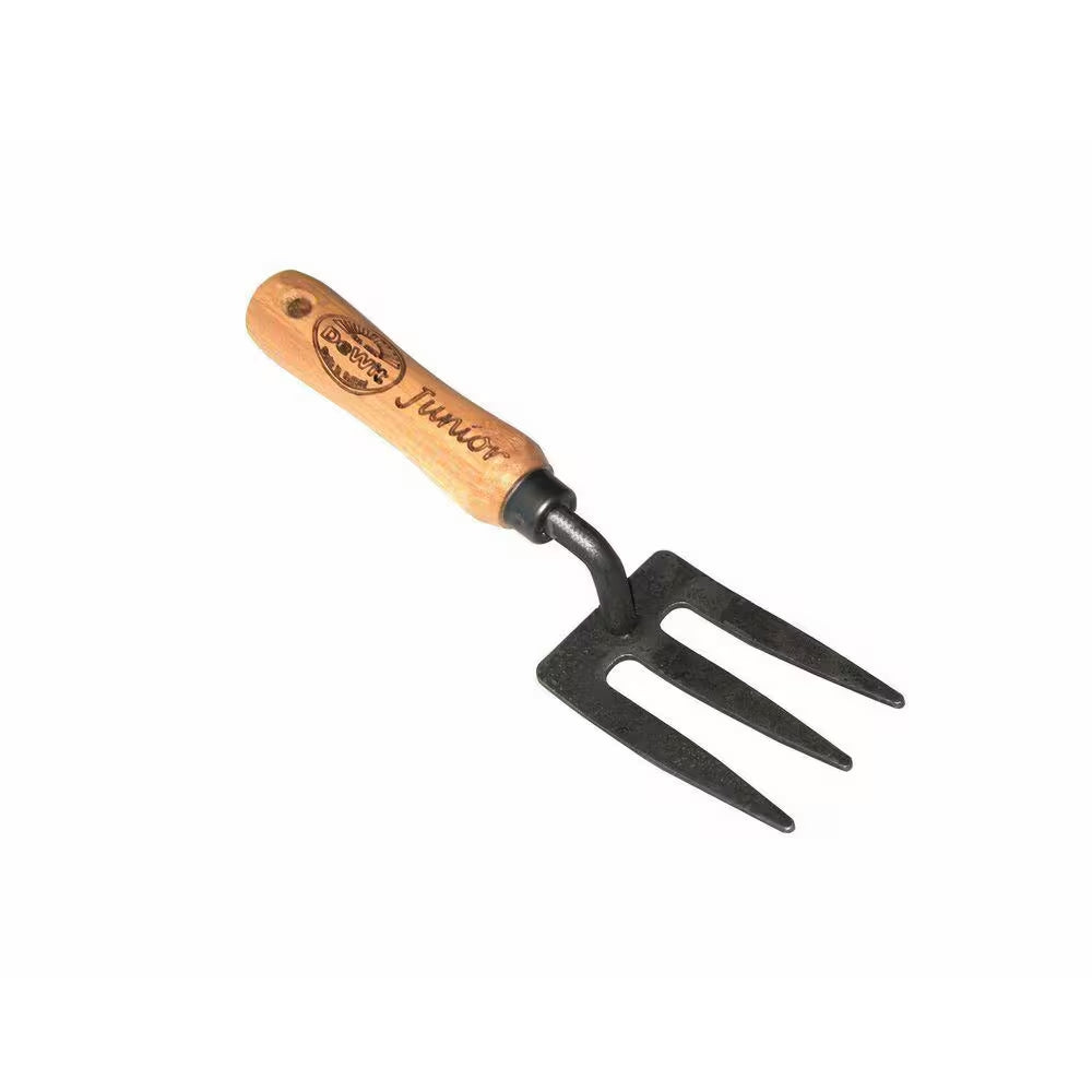 8-Inch Junior Garden Fork with 5-Inch Long Handle
