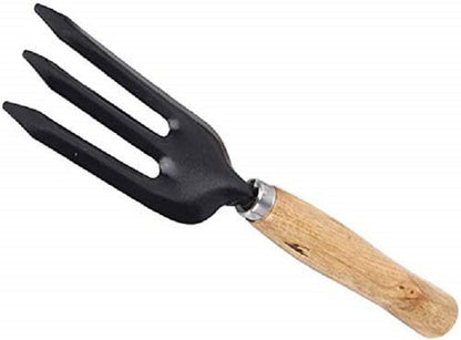 Professional 3-Piece Gardening Tools Set: Hand Cultivator, Small Trowel, and Garden Fork