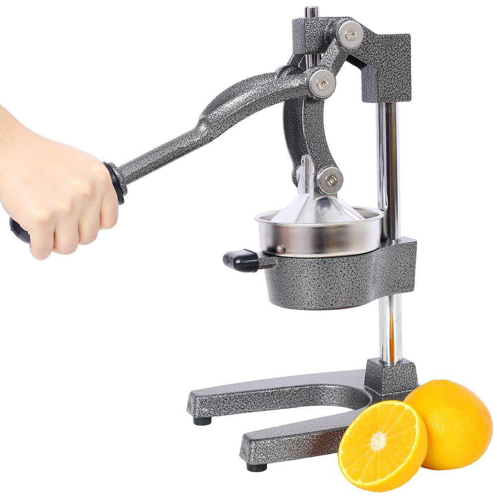 Gray Cast Iron Citrus Juicer, Manual Hand Press