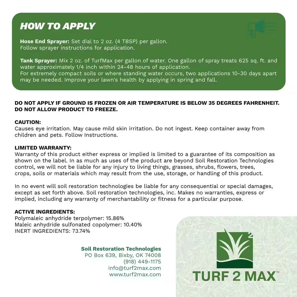 1 Gallon Soil Amendment for Improved Aeration and Soil Restoration