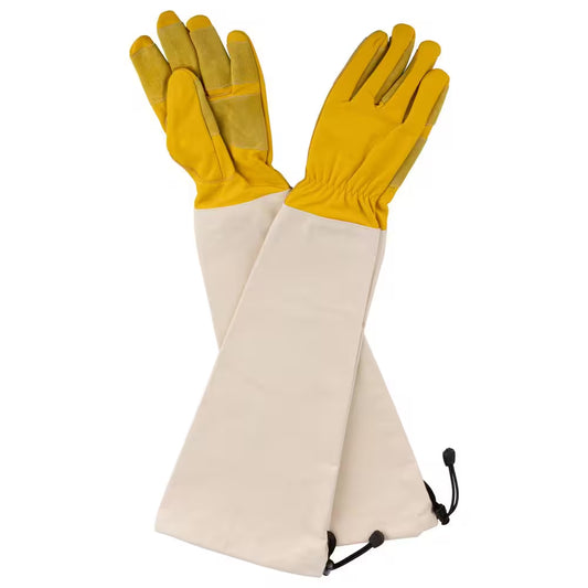 Professional Extended Length Gardening Gloves - Large Size