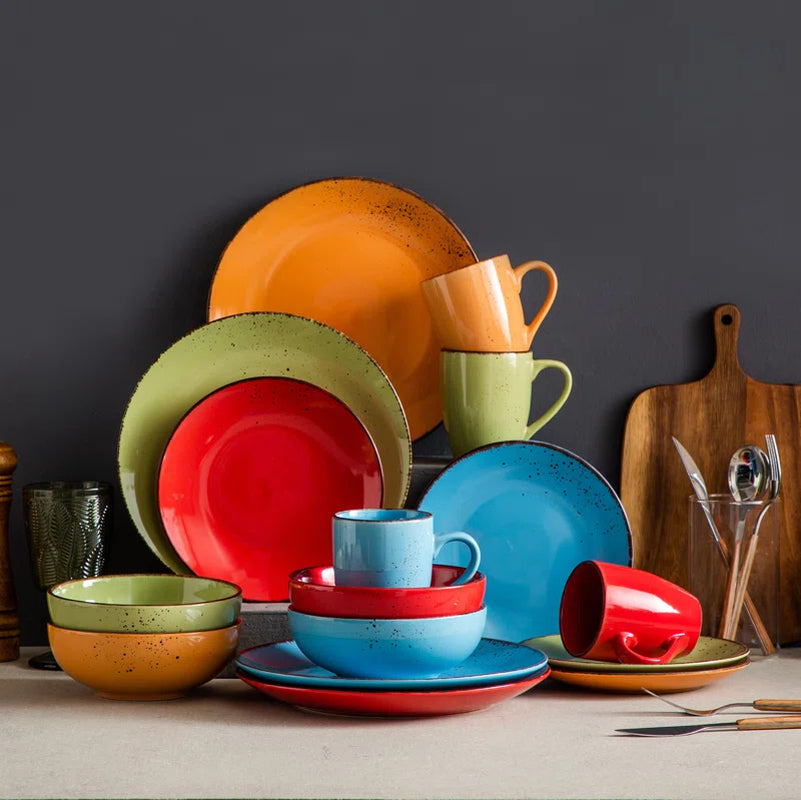 Aagman Dinnerware Set for Four Persons