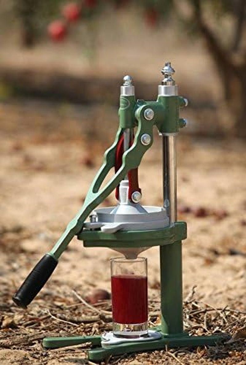Professional XXL Citrus Juicer - Manual Presser for Fresh Orange, Lime, Lemon, Grapefruit & Pomegranate Juice - Enameled Iron Design
