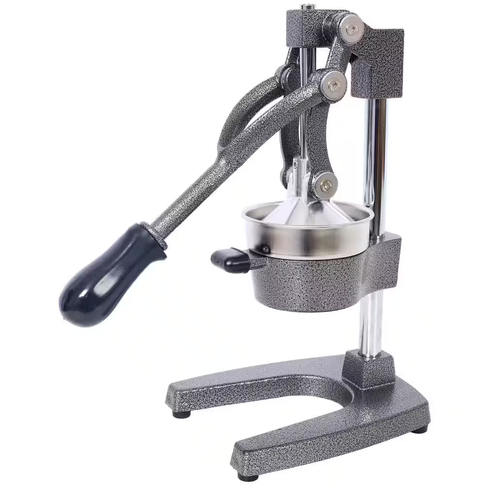 Gray Cast Iron Citrus Juicer, Manual Hand Press