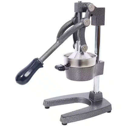 Gray Cast Iron Citrus Juicer, Manual Hand Press