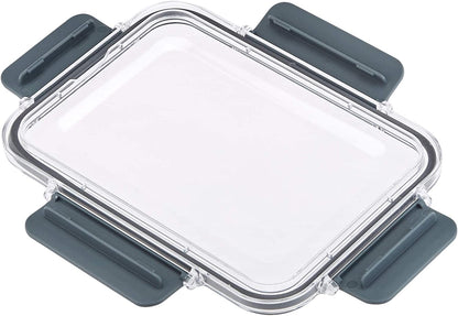 Tritan Plastic Food Storage Container Set with Airtight Locking Lids, 22-Piece Set, Clear, 11 Containers