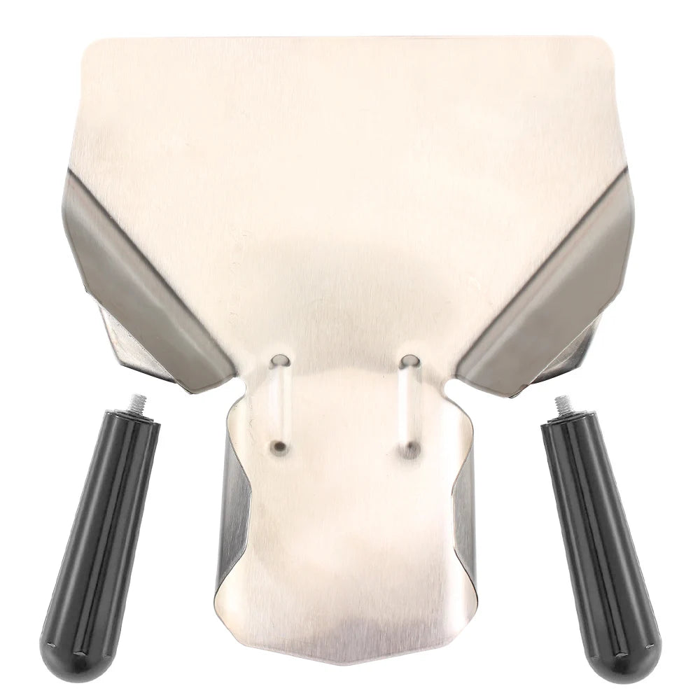 Professional Stainless Steel Baking Tool and Serving Shovel for Popcorn, Hamburgers, and French Fries