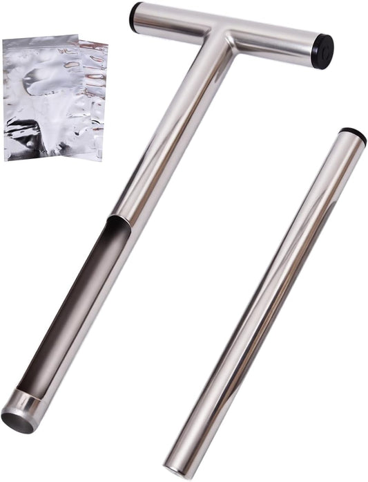 12-Inch Stainless Steel Soil Probe for Gardening Sampling and Testing