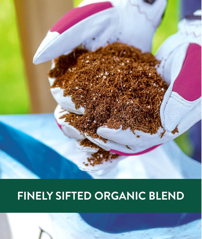 Premium Organic Potting Soil Mix - 9 Quart, Perfect for Container Gardening of Vegetables, Flowers, and Herbs for Indoor and Outdoor Applications