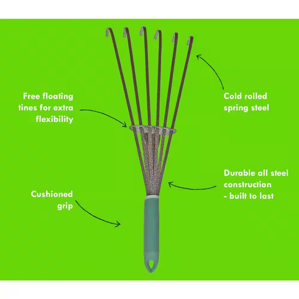 8-Inch Ergonomic Garden Fork with Handle