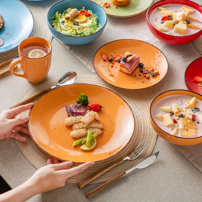 Aagman Dinnerware Set for Four Persons