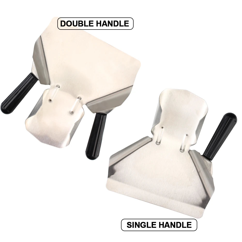 Professional Stainless Steel Baking Tool and Serving Shovel for Popcorn, Hamburgers, and French Fries