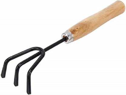 Professional 3-Piece Gardening Tools Set: Hand Cultivator, Small Trowel, and Garden Fork