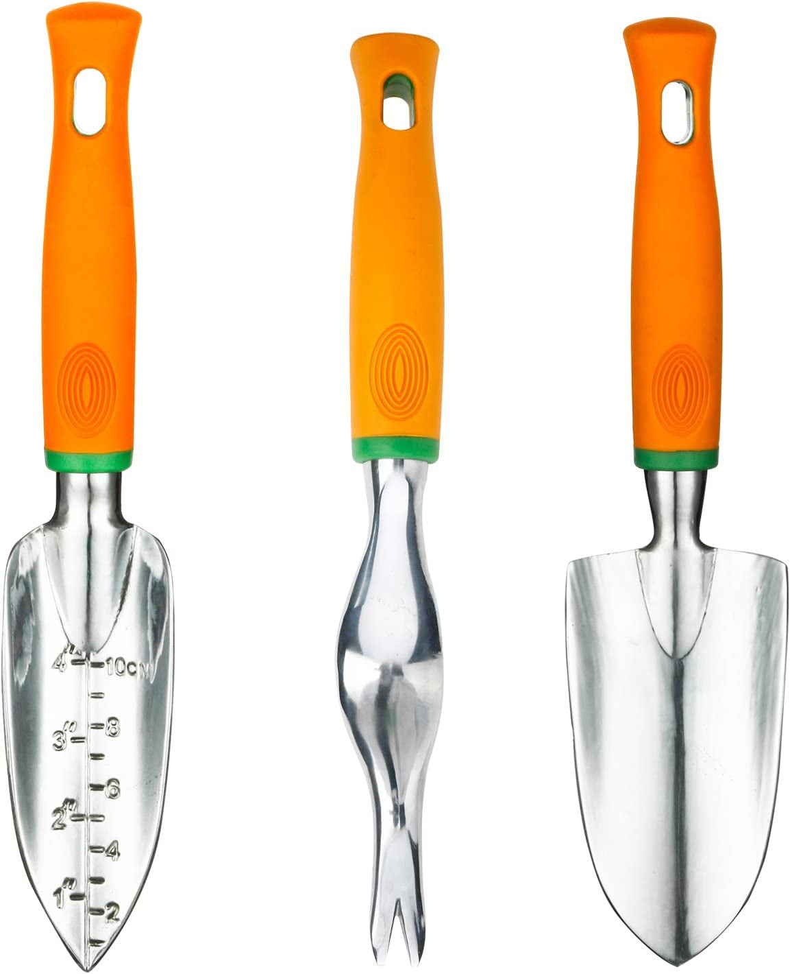 12-Piece Aluminum Garden Tool Set with Canvas Apron and Ergonomic Handles for Heavy-Duty Gardening