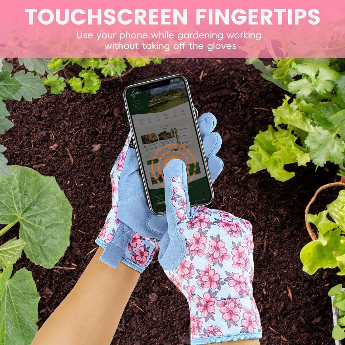 Premium Gardening Gloves with Flexible and Breathable Design, Perfect Gift for Women, Machine Washable