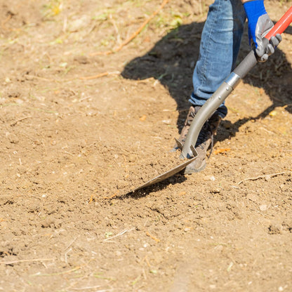 58-Inch Round Point Digging Shovel with Fiberglass Handle