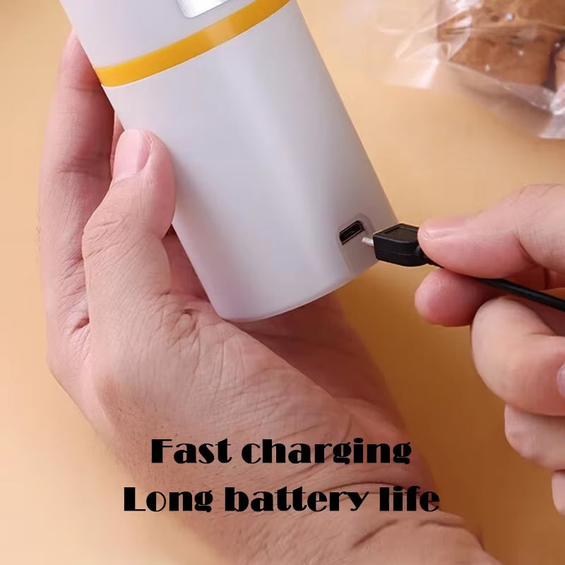 Portable Rechargeable Food Vacuum Sealer with 30 Reusable Bags - High-Quality Handheld Solution for Freshness