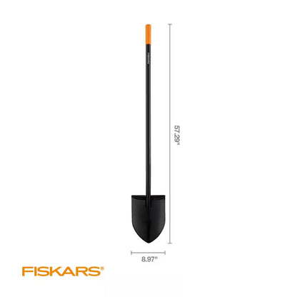 57-Inch Carbon Steel Handle Digging Shovel Set - Pack of 2
