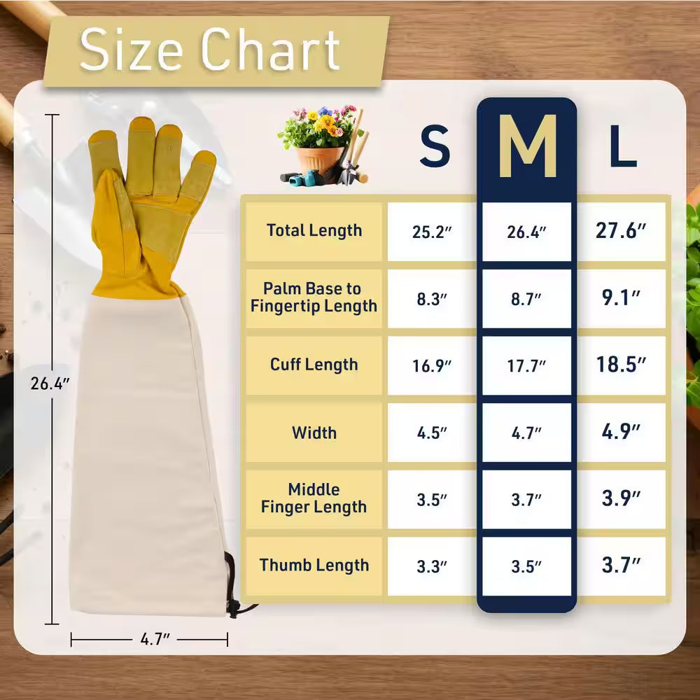 Medium-Length Gardening Gloves