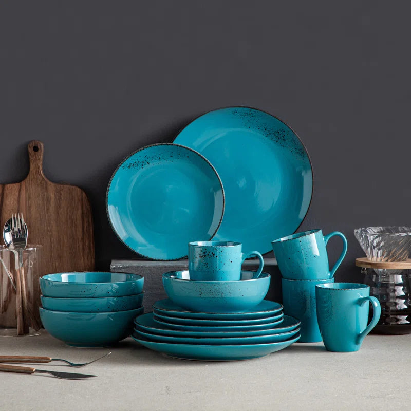 Aagman Dinnerware Set for Four Persons